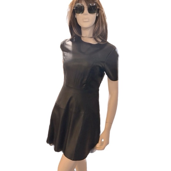 One Clothing Faux Leather Dress - Picture 2 of 3